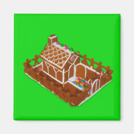 Huis van peperkoek  magneet