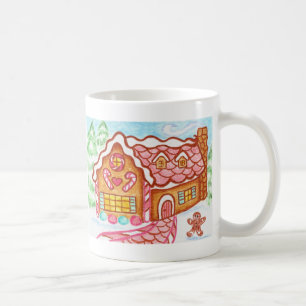 Huis van peperkoek mok