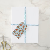Huis van peperkoek & peperkoekjes cadeaulabel (Met Touw)
