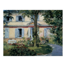 Huis van Rueil door Edouard Manet