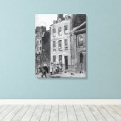 Huis van Sir Isaac Newton Canvas Afdruk (Insitu (Houten vloer))