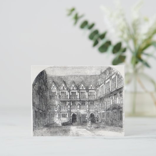 Huis van Sir Thomas Gresham Briefkaart (Staand voorkant)