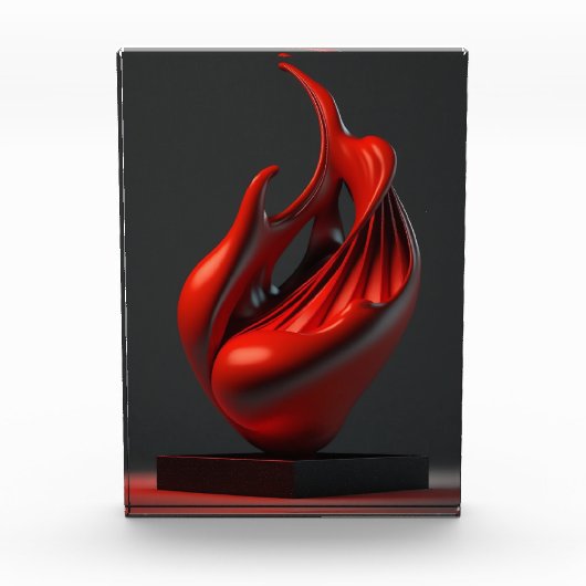 " huis van spoelen " poster van geometrische houtw fotoblokken (Voorkant)