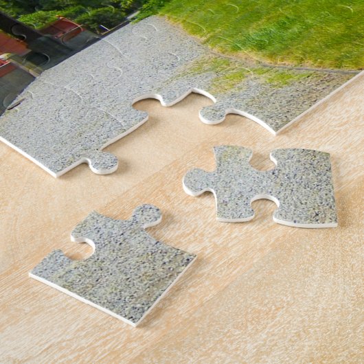 Huis van Thomas Edison New Jersey. Legpuzzel (Zijkant)