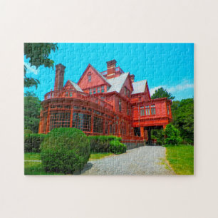 Huis van Thomas Edison New Jersey. Legpuzzel