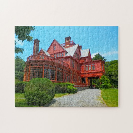 Huis van Thomas Edison New Jersey. Legpuzzel (Horizontaal)