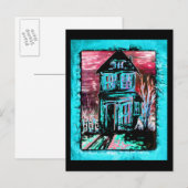 Huis van Uitnodiging Briefkaart (Voorkant / Achterkant)