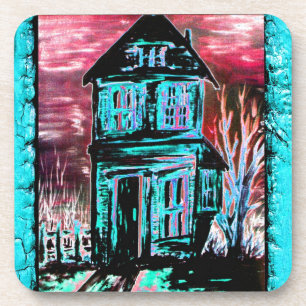 Huis van Uitnodiging Drankjes Onderzetter