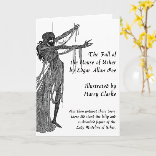 Huis van Usher Kaart (Gele Bloem)