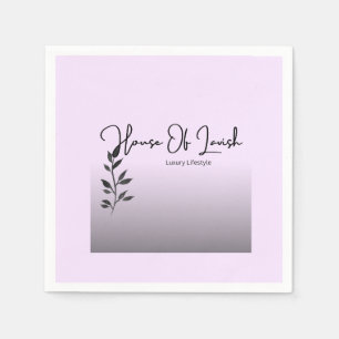Huis Van Weelderige Papieren Servetten Lilac Noir