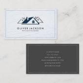 Huis Vastgoedmakelaar | Bouw  Visitekaartje (Voorkant / Achterkant)