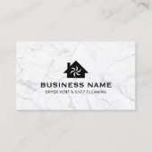 Huis & Ventilator Logo Droger Vent & Duct Schoonma Visitekaartje (Voorkant)