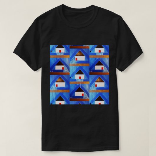 Huis verdeeld (1) t-shirt (Design voorkant)