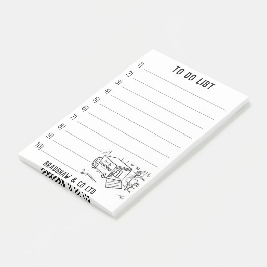 Huis Verhuizingen Bedrijf Post-it® Notes (Schuin)