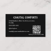 Huis Verhuur Airbnb QR code | BESCHRIJVING CONTROL Visitekaartje (Achterkant)