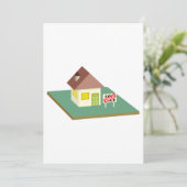 Huis verkocht kaart (Staand voorkant)