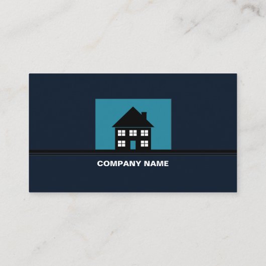 Huis verkocht, makelaar, makelaar Visitekaartje (Achterkant)