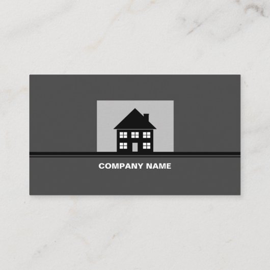 Huis verkocht, makelaar, makelaar Visitekaartje (Achterkant)
