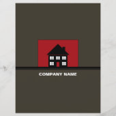 Huis Verkocht, Makelaar, Vastgoedmakelaar Reclame Flyer (Achterkant)