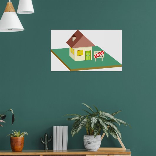 Huis verkocht poster