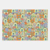 Huis Verwarmend Inpakpapier, Nieuw Huis Cadeau Inpakpapier Vel (Voorkant 2)