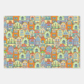 Huis Verwarmend Inpakpapier, Nieuw Huis Cadeau Inpakpapier Vel (Voorkant)