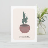 Huis Verwarmende Kamerplant in Pot Kunst Nieuwe Th (Staand voorkant)