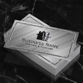 Huis Verwarming Koelsysteem Reparatie Modern Metaa Visitekaartje