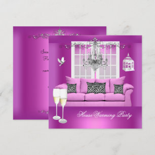 Huis Verwarming Roze Champagne Kroonluchter Bank Kaart