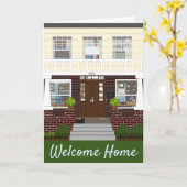 Huis Verwarming Welkom Kaart (Gele Bloem)