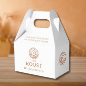 Huis Verwarmingsbedrijf Logo Onroerend Goed Bedankdoosjes