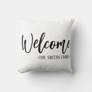 Huis Verwarmingscadeau / Familienaam op maat / Per Kussen