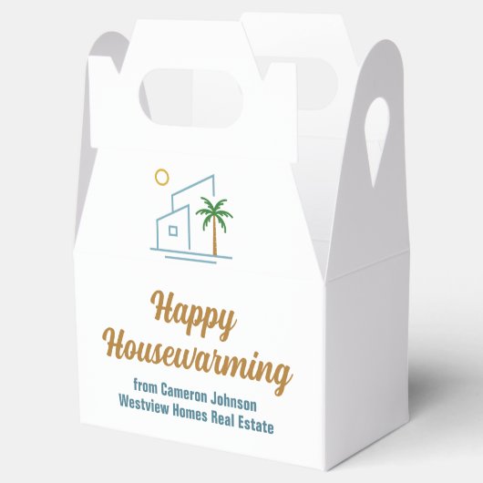 Huis Verwarmingscadeau Onroerend Goed Bedrijf Bedankdoosjes (Geopend)