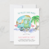 Huis Verwarmingsfeest Uitnodiging | Watercolor Tra (Voorkant)