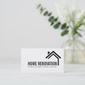 Huis verwijderenrenovatie bouw visitekaartje (Staand voorkant)