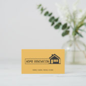 Huis verwijderenrenovatie bouw visitekaartje (Staand voorkant)