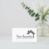 Huis verwijderenrenovatie bouw visitekaartje (Staand voorkant)