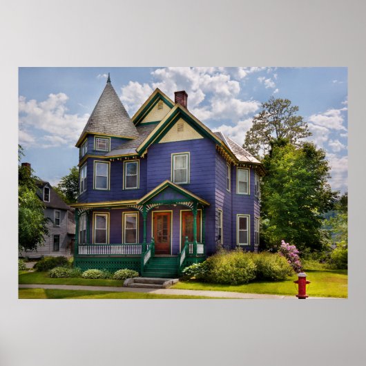 Huis - Victoriaans - Het huis van de oude dames Poster (Voorkant)