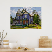 Huis - Victoriaans - Het huis van de oude dames Poster (Keuken)