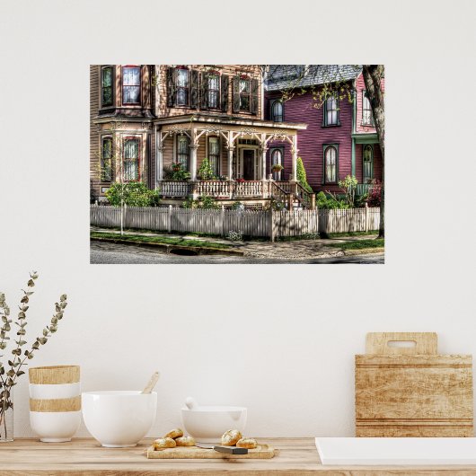 Huis - Victoriaans land Poster (Keuken)