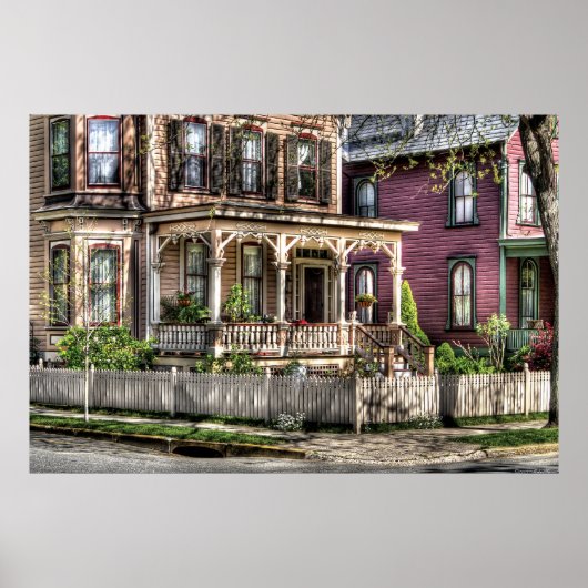 Huis - Victoriaans land Poster (Voorkant)