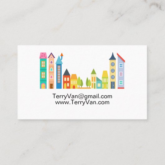 Huis Visitekaartje (Achterkant)