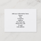 Huis Visitekaartje (Achterkant)