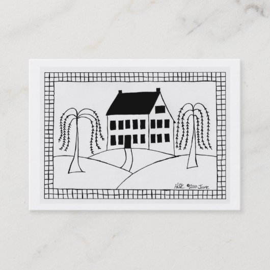 Huis Visitekaartje (Voorkant)