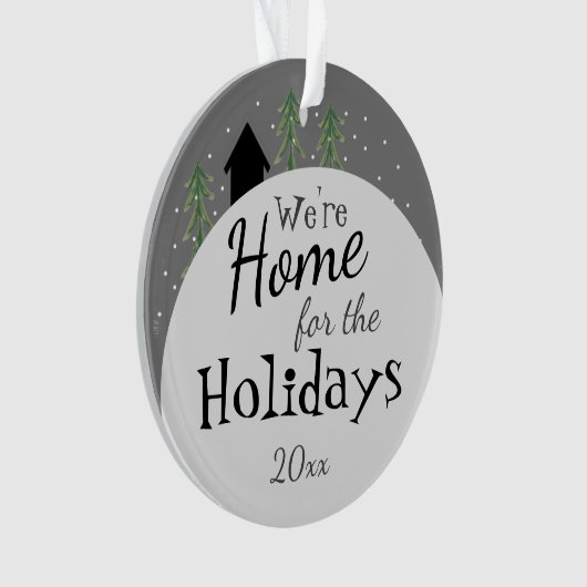 Huis voor de Feestdagen 2020 Ornament (voorkant)