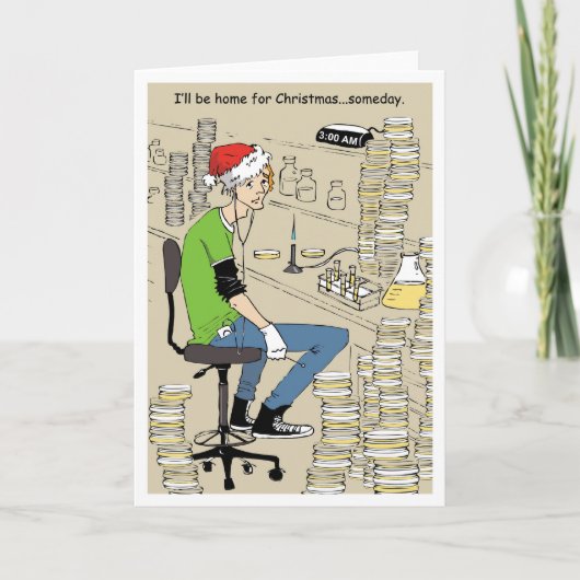 Huis voor Kerstmis Feestdagen Kaart (Voorkant)