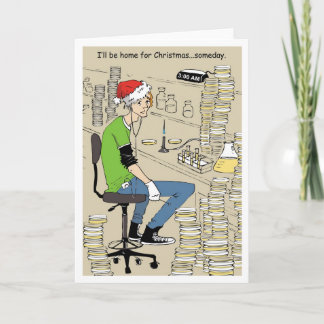 Huis voor Kerstmis Feestdagen Kaart