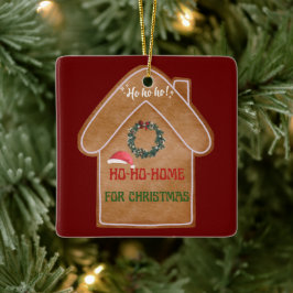 Huis voor Kerstmis Ornament