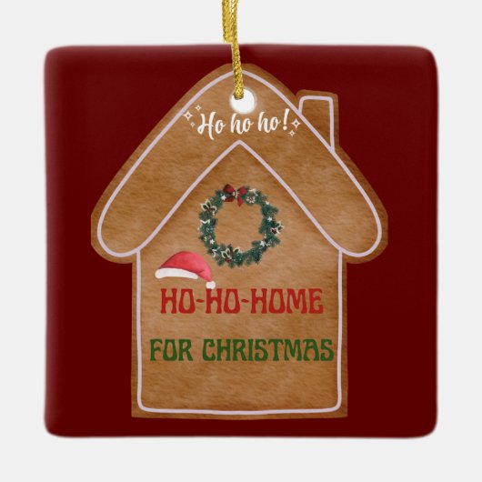 Huis voor Kerstmis Ornament (Voorkant)