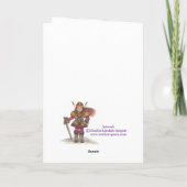 Huis voor van de Thanksgiving ~- Wenskaart Feestdagen Kaart (Achterkant)